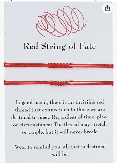 Red Ribbon Of Fate, Red Thread Meaning, 7 Knot Red Bracelet Meaning, Red Ribbon Of Fate Tattoo, Red Thread Of Fate Art, Red String Of Fate Art, Red Thread Tattoo, Red String Tattoo, Fate Tattoo