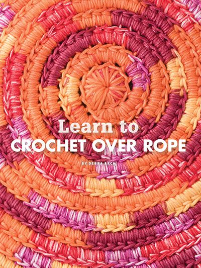 How to Block Knitting and Crochet | Edie Eckman Crochet With Acrylic Yarn Free Pattern, Worsted Crochet Patterns, Newest Crochet Patterns, How To Crochet Over Rope, How To Make A Rope Basket, Cotton Rope Crafts, Crochet Over Rope, Crochet Place Mats Free Pattern, Crochet Rope Rug