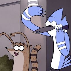 Rigby Regular Show, Mordecai And Rigby, Best Cartoon Characters, Regular Show, Friends Characters, Cartoon Wallpaper Iphone, J G, Good Cartoons, Best Duos