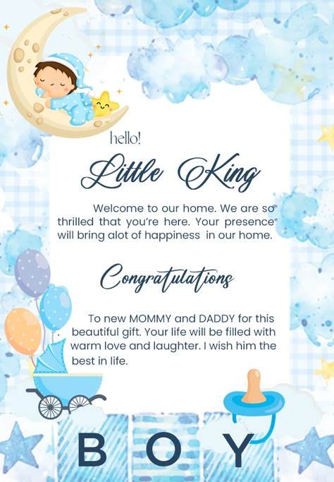 Baby boy newborn invites cards congratulation Congratulations For Baby Boy, Card For Newborn, Wishes For Baby Boy, Newborn Congratulations, Congratulation Card, Newborn Quotes, Cradle Ceremony, Baby Boy Cards, Exam Quotes Funny