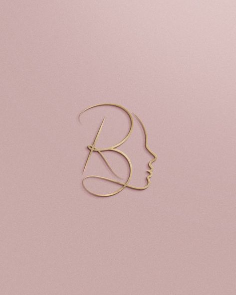 Elegant feminine cosmetic logo design with gold foil details. Perfect for a luxury beauty brand. cosmeticlogo beautylogo . #Beauty_Room_Logo_Design #Beauty_And_Fashion_Logo #Esthetics_Logo_Design #Logo_For_Cosmetic_Brand Logo Cosmetic Design Ideas, Esthetics Logo Design, Cosmetics Logo Design Ideas, Skin Care Logo Design Ideas, Minimal Beauty Salon, Logo For Beauty Salon, Beauty Logo Ideas, Ornate Illustration, Beauty Studio Logo