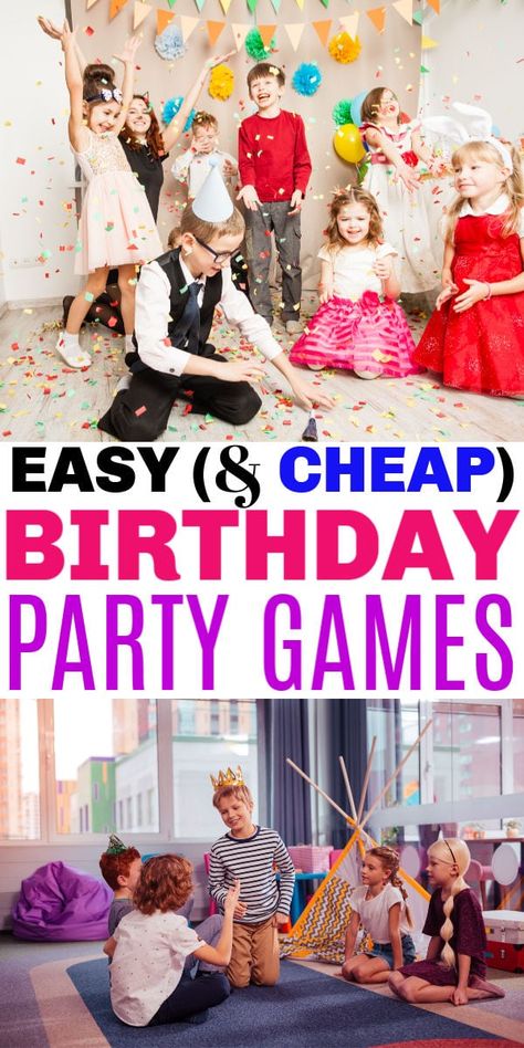 Simple Birthday Party Games, Boys Birthday Party Games Indoor, Simple Kids Party Games, Lateover Birthday Party, Kid’s Birthday Party Games, Bday Party Games Kids, Easy Birthday Crafts For Kids, Birthday Activity Ideas For Kids, Games For 10th Birthday Party