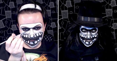 Babadook Makeup, Babadook Costume, The Babadook, Halloween 2014, Halloween Costumes Makeup, Facepaint, Cosplay Ideas, Pull Off, Horror Stories