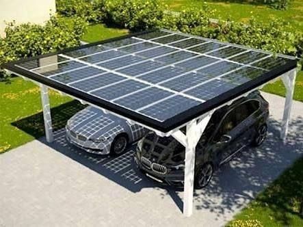 BUILD YOUR OWN SOLAR PANEL AT HOME WITH 3D DIY SOLAR PANEL GUIDES📱... Solar Pergola, Solar Carport, Renewable Energy Resources, Solar Roof Tiles, Carport Designs, Solar Energy Panels, Roof Construction, Solar Roof, Best Solar Panels