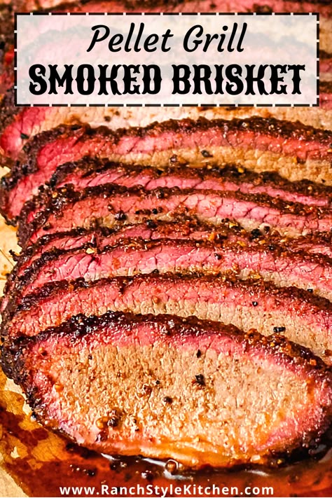 Pellet Grill Brisket, Bear Meat, Brisket Rub Recipe, Smoked Beef Brisket Recipes, Foil Boat, Grilled Brisket, Pellet Smoker Recipes, Brisket Recipes Smoked, Traeger Grill Recipes