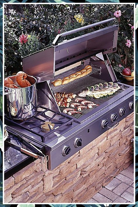 Outdoor Bbq - Psst: Whatever you are searching for, buy it from Amazon.com NOW!! Barbecue Outdoor, Outdoor Smoker, Home Stratosphere, Outdoor Kitchen Design Modern, Best Charcoal, Grill Station, Outdoor Kitchen Ideas, Outdoor Barbecue, Outdoor Kitchen Design Layout