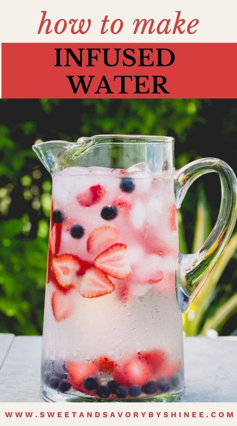 4 tips to drink more water, plus 3 refreshing naturally infused water ideas that’ll keep you excited for your next sip! Get your fruit ready for this summer infused water recipes. Perfect for parties too.