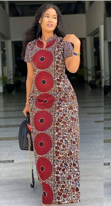 Africa Fashion Woman Dress Long, Africa Fashion Traditional Woman Dresses, Latest African Fashion Dresses Kitenge, Kaftans Dresses Modern, Classy Ankara Styles, Chitenge Outfits, Ankara Dress Designs, African Attire Dresses, African Fabric Dress