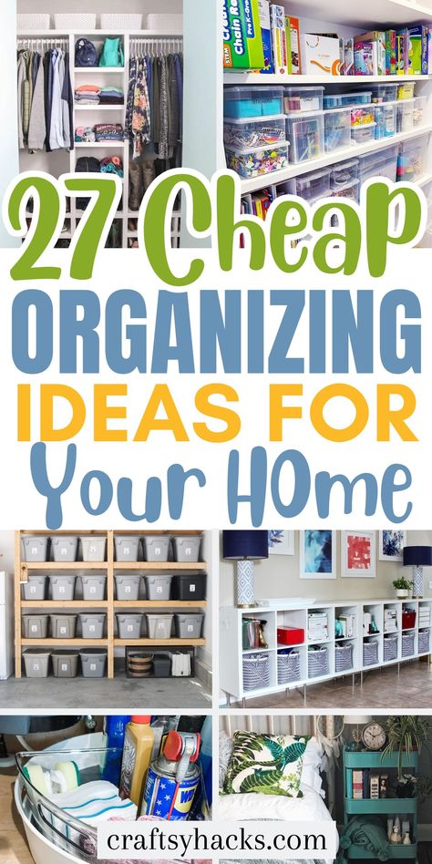 Hoarder Organization Storage Ideas, Organized Storage Closet, Home Reorganization Ideas, Simple Storage Ideas, Tiny Room Clothes Storage Ideas, Help Organize My House, Organizing An Apartment, Organizing For Beginners, Storage And Organization For Bedroom