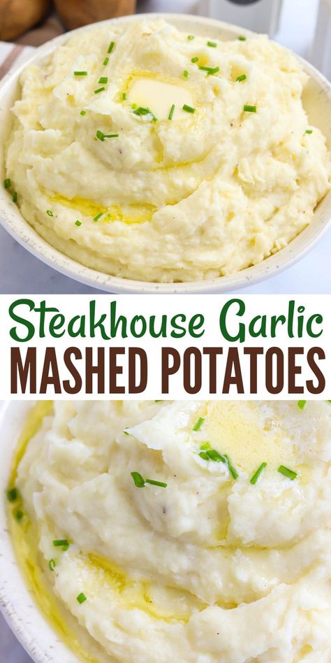 Cheesy Baked Mashed Potatoes, Best Garlic Mashed Potatoes, Twice Baked Mashed Potatoes, Garlic Mashed Potatoes Easy, Creamy Garlic Mashed Potatoes, Garlic Mashed Potatoes Recipe, Baked Mashed Potatoes, Cheese Mashed Potatoes, Perfect Mashed Potatoes