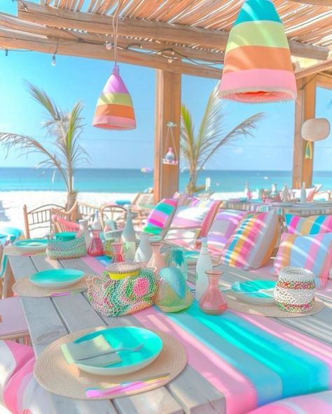 Beach Pictures For Room, Things I Like, Preppy Houses, Bright Color Decor, Kitchen Remodel On A Budget, Dream Bedroom Inspiration, Budget Kitchen Remodel, Decoration Restaurant, Remodel On A Budget