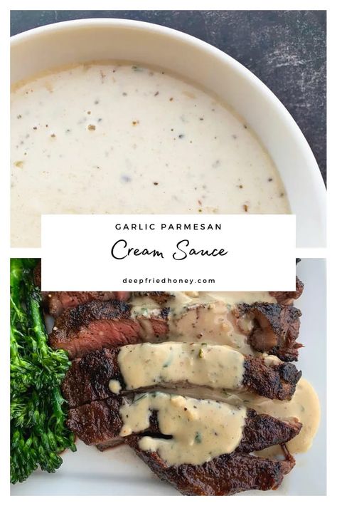 Steak Bernaise Sauce Easy, Beef With Cream Sauce, Parmasean Sauce Recipes, Sauce For Steak And Rice, Steak Drizzle Sauce Recipes, Sauce For Steak And Potatoes, White Wine Sauce For Steak, Steak White Sauce, Steak And Cream Cheese