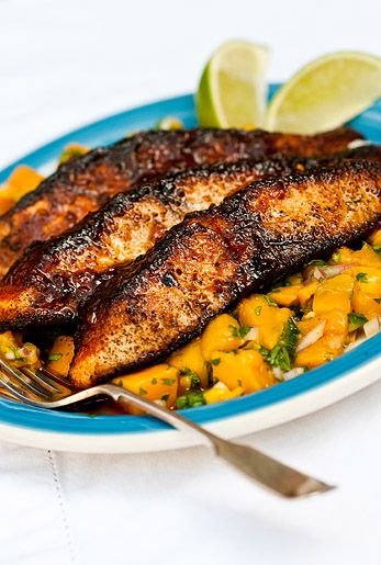 Cobia Recipes, Cobia Fish, Fruit Kabob, Mango Salsa Recipes, Whole Fish, Lunch Catering, Fish Fillets, Yummy Seafood, Shellfish Recipes