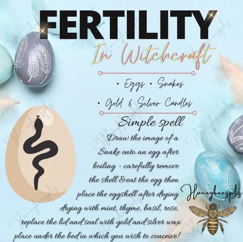 Egg Fertility Spell, Spells For Fertility, Herbs For Fertility Witchcraft, Herbs For Fertility Spell, Spell Jar For Fertility, Fertility Spell For Someone Else, Spell For Fertility, Fertility Spells For Someone Else, Egg Shell Uses Witch