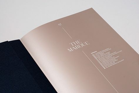 Luxury Graphic Design, Elegant Brochures, Brochure Graphic, Tom Love, Luxury Brochure, Web Design Mobile, Booklet Design, Brochure Layout, Design Brochure