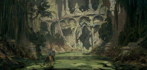 Last Weeks for CGMA Registration - ArtStation Magazine Sunken Temple, Josh Norman, Giger Alien, H.r. Giger, Sunken City, Rpg Horror, Rpg Dice, Ancient Temples, A Concept