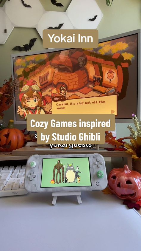 Switch Games Cozy, Dark Cottagecore Gaming Setup, Cozy Gamer Aesthetic Switch, Cozy Games Switch, Cosy Gaming, Got Any Games, Cozy Gamer, Game Gem, Cozy Games