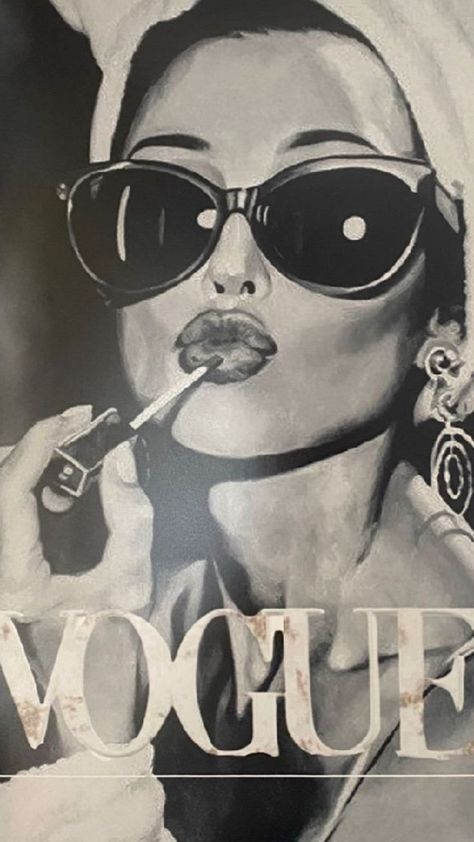 #vogue #model #cover #coverofvogue Vogue Covers Art, Shopping Wallpaper, Quotes Luxury, Vogue Wallpaper, Cover Of Vogue, Posters On Wall Bedroom, Money Poster, Vogue Vintage, Fashion Poster Design