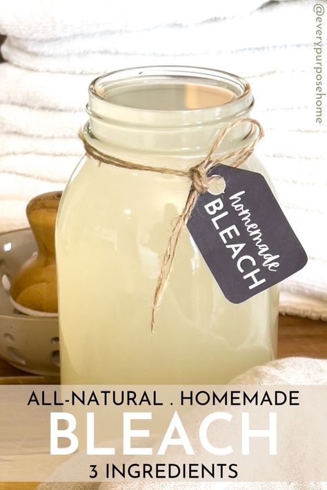 homemade bleach Natural Bleach Alternative Laundry, Homemade Oxyclean Recipe, Diy Home Cleaners Natural, Bleach Alternative For Laundry, Homemade Bleach Cleaner, Diy Household Products, All Natural Cleaning Products Diy, Bleach Alternative Cleaning, Diy Bleach Alternative