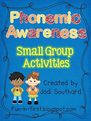 Phonemic Awareness Activities, Small Group Reading, Reading Specialist, Small Group Activities, Phonological Awareness, First Grade Reading, Teaching Literacy, Reading Intervention, Reading Classroom