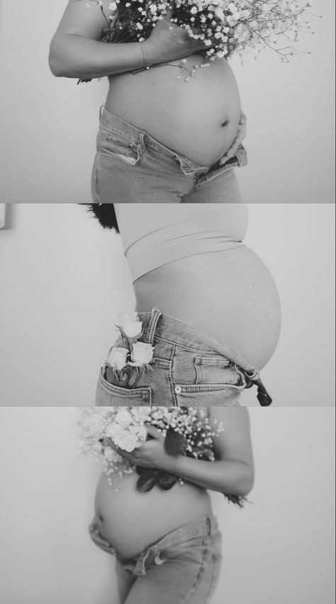 Cute Diy Maternity Pictures, Maternity Pics At Home Diy, Indoor Diy Maternity Photoshoot, Home Diy Maternity Photos, Maternity Pictures Inspiration, Diy Floral Maternity Shoot, Maternity With Flowers Photo Ideas, Simple Diy Maternity Photos, Diy Baby Bump Pictures