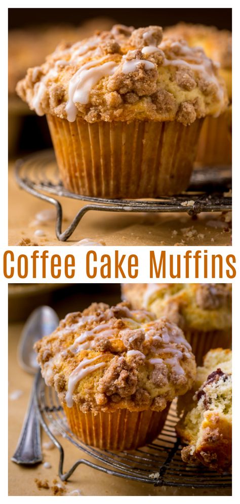 Wedding Muffins, Basic Baking, Applesauce Muffins, Coffee Cake Muffins, Mint Brownies, Cake Muffins, Vanilla Glaze, Homemade Muffins, Breakfast Bread