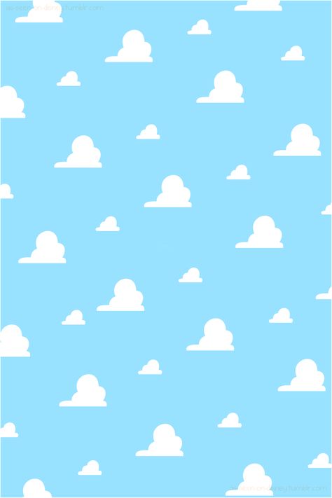 Clouds background Toy Story Printables, Toy Story Clouds, Woody Birthday, Toy Story Party Decorations, Toy Story Baby, Baby Blue Wallpaper, Jessie Toy Story, Toy Story Theme, Disney Background