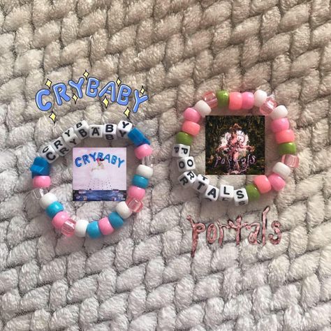 Melanie Martinez Themed Bracelets, Cute Pony Bead Bracelets, Melanie Martinez Braclets Ideas, Melanie Martinez Matching Bracelets, Melanie Martinez Beaded Bracelets, Portals Melanie Martinez Bracelet, Kandi Bracelets Patterns How To Make, Melanie Martinez Gift Ideas, Portals Tour Bracelets