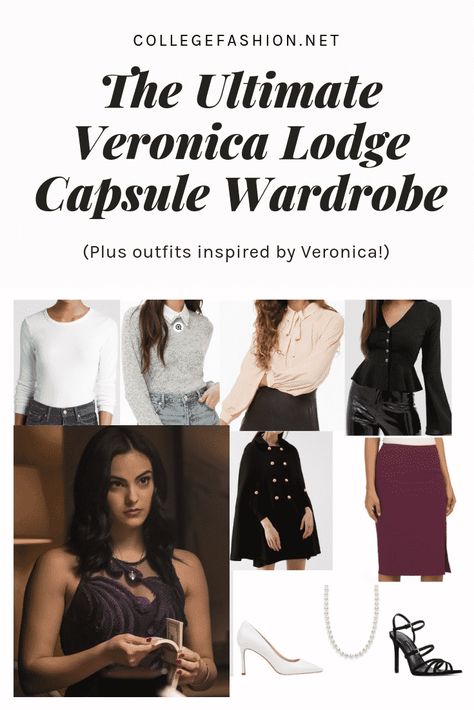 Veronica Lodge style - the ultimate Veronica Lodge wardrobe and outfit ideas inspired by Veronica Veronica Lodge Winter Outfits, Veronica Lodge Style, Lodge Outfit, Veronica Lodge Fashion, Veronica Lodge Outfits, Riverdale Veronica, Style College, Outfits Athletic, Outfits 70s