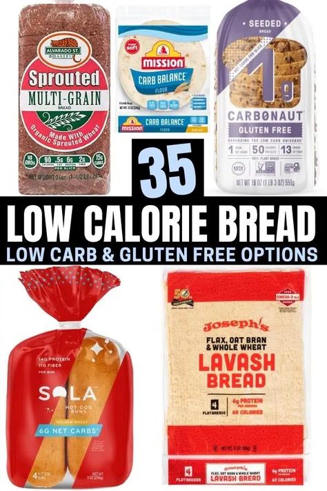 35 Best Low Calorie Bread Options To Buy Right Now In 2022 Best Low Carb Bread Store Bought, Low Calorie Sandwich, Healthy Bread Alternatives, Cooking Charts, Low Calorie Bread, Bread Calories, Bread Brands, Best Low Carb Bread, Fiber Bread