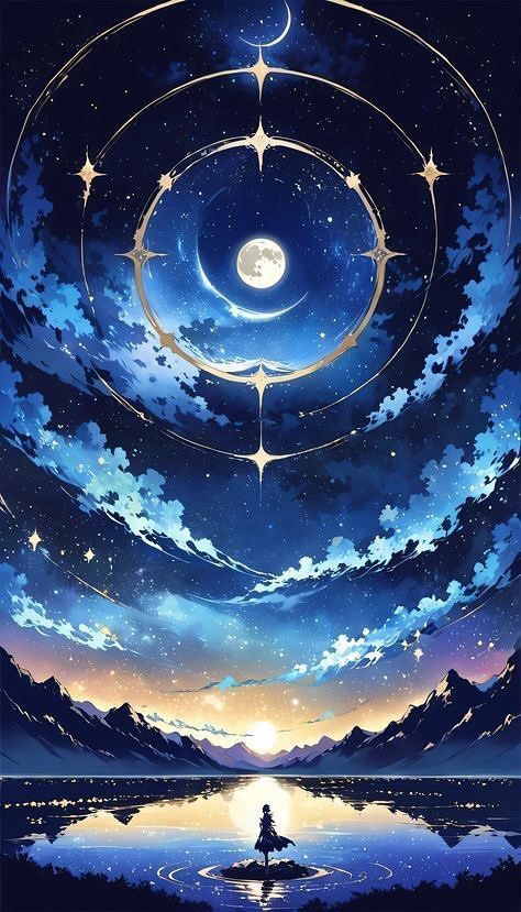 Dreamy Artwork, Beautiful Skies, Pretty Backgrounds, Cool Anime Backgrounds, Background Ideas, Beautiful Art Pictures, Cool Wallpapers Art, Fantasy Art Landscapes, Cool Anime Pictures