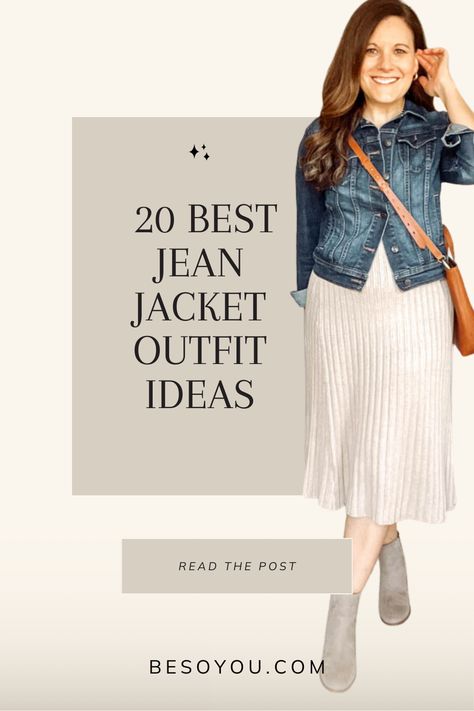 Collarless Jean Jacket Outfit, Jean Jacket Work Outfit Classy, Women’s Outfits With Jean Jackets, Business Casual Jean Jacket, Women’s Denim Jacket Outfit, Dressy Jean Jacket Outfits, Denim Jacket Business Casual, Fitted Jean Jacket Outfits, Jean Jacket Outfits Work