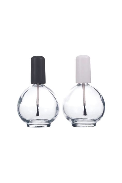 2 Pieces Large Capacity 75ml (2.5oz) Empty Nail Polish Bottles with Brush Spherical Clear Glass Nail Polish Bottles Refillable Nail Polish Glass Bottles Containers for DIY Nail Art Empty Nail Polish Bottles, Nails Vintage, Art Advertisement, Glass Nail, Nail Polish Bottles, Interactive Stories, Round Nails, Diy Nail Art, Ad Art