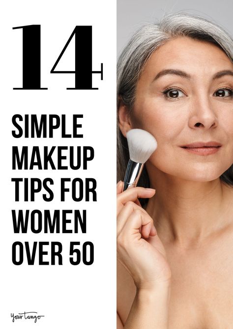 Eye Makeup For Older Women: 14 Easy Tips For Women Over 50 | YourTango #beauty #Makeup What Makeup To Buy For Beginners Beauty Products, Clothing 50 Year Old Woman, East Make Up Looks Step By Step, Best Makeup For Over 60, Makeup Age 50 For Women, Eyeshadow Looks For Over 50, Makeup Tips For Older Women Over 50 Eyes, Simple Eye Makeup For Over 50, Eye Makeup For Older Eyes