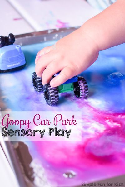 Toddler Car Activities, Sensory Center, Sensory Play For Toddlers, Sensory Science, Fun Activities For Preschoolers, Sensory Play Toddlers, Sensory Tubs, Car Activities, Easy Toddler Crafts