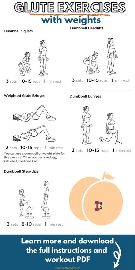 Exercise Routines With Weights, Exercises To Do With Weights, Gym Glute Exercises, Glute Women Workout, But Workout With Weights, Exercise Using Dumbbells, Heavy Glute Workout Gym, Glute Exercises With Weights, Work Outs With Weights