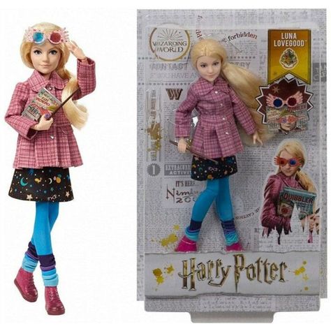 Luna Lovegood Doll, The Quibbler, Tights And Sneakers, Noble Collection Harry Potter, Film Harry Potter, Harry Potter Toys, Harry Potter Dolls, Skirt Tights, Harry Potter Accessories