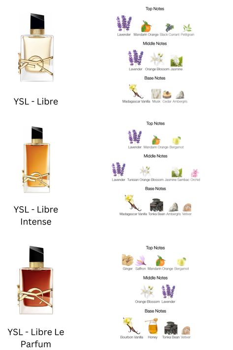 Ysl Libre Notes, Yves Saint Laurent Libre Perfume, Best Sephora Perfumes, Layering Ysl Libre, Perfume Notes For Women, Best Lattafa Perfumes For Women, Ysl Libre Layering Combo, Ysl Perfume Woman, Ysl Libre Perfume