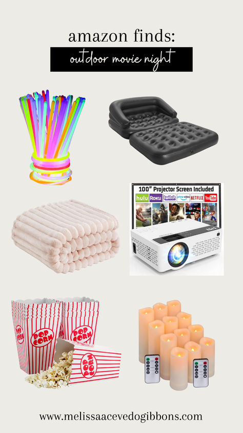 Transform your backyard into the ultimate outdoor movie haven with these essentials! 🌟🍿 From a cozy inflatable sofa to soft blankets, popcorn buckets, and a high-quality screen projector – make your outdoor movie night unforgettable. 🎬✨ Create lasting memories under the stars with family and friends. 🌌🛋️ #OutdoorMovieNight #BackyardFun #MovieNightEssentials #FamilyTime #HomeEntertainment Outdoor Movie And Fire Pit, Outdoor Winter Movie Night, Movie Night Outdoor Ideas, Christmas Outdoor Movie Night, Movie Night Setup Indoor, Movie Night Seating Ideas, Kids Movie Night Ideas Indoor, Outdoor Movie Seating Ideas, Family Movie Night Ideas Living Rooms