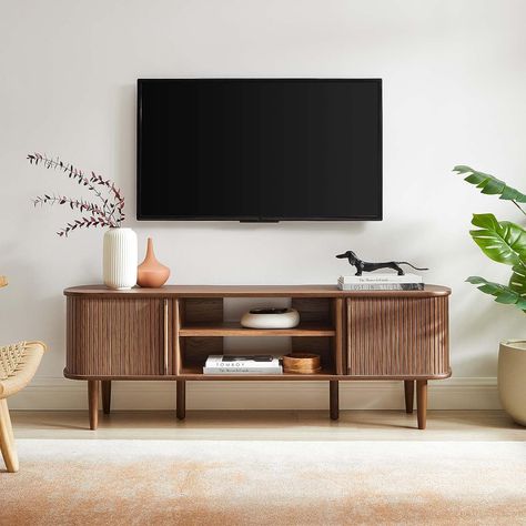 Console, Home Decor, Media roo Midcentury Tv Stand, Media Stand, Tv Stand Wood, Modern Tv Stand, Living Room Tv, Lounge Areas, Entertainment Center, Modern Living Room, Tv Stand