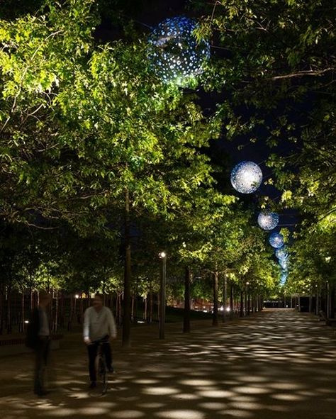 public park design | Park, Lighting Projects, Exterior Lighting, Park Lighting Design ... Park Lighting, Path Lighting, Outdoor Lighting Design, Diy Outdoor Lighting, Landscape Lighting Design, Park Design, Olympic Park, Urban Lighting, Dappled Light