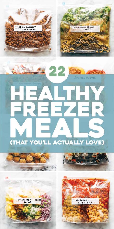 Heart Healthy Meals, Freeze Meals, Freezing Food, Freezer Recipes, Freezer Friendly Meals, Freezable Meals, Freezer Meal Planning, Make Ahead Freezer Meals, Crock Pot Freezer