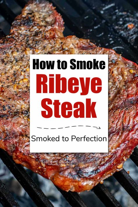 Smoked Ribeye Steak - Kitchen Laughter Ribeye Steak Recipes Grilled, Smoked Ribeye Steak, Reverse Sear Steak, Cowboy Ribeye, Ribeye Steak Recipes, Medium Rare Steak, Boneless Ribs, Grilled Ribeye, Leftover Steak