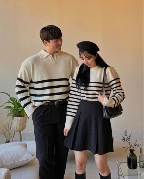 korean couples, asian couples, asian love, korean love, chinese couples, japanese couples, japanese love, girlfriend, boyfriend Korea Couple Outfit, Couple Outfits Color Coordinating, Couples Twinning Outfits, Korean Couple Aesthetic Outfit, Matching Clothes Couple Aesthetic, Twinning Outfits Couple, Cute Couple Outfits Korean, Coordinated Couples Outfits, Color Cordinate Outfit Couple