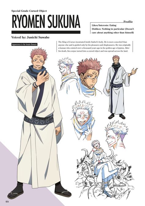 Sukuna character sheet [ #jjk ] Character Reference Sheet, Caracter Design, Character Model Sheet, Character Sheet, Character Modeling, Bleach Anime, Character Design References, Anime Sketch, Anime Inspired