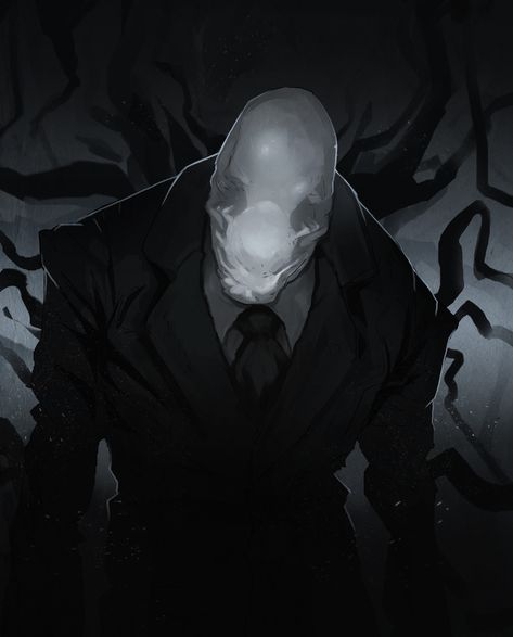 Don't look directly at him by Andrei Straliciuc on ArtStation Drawing Group, All Creepypasta Characters, Value Study, Creepypasta Slenderman, Scary Creepypasta, Creepypasta Oc, Scary Movie Characters, Slender Man, Laughing Jack