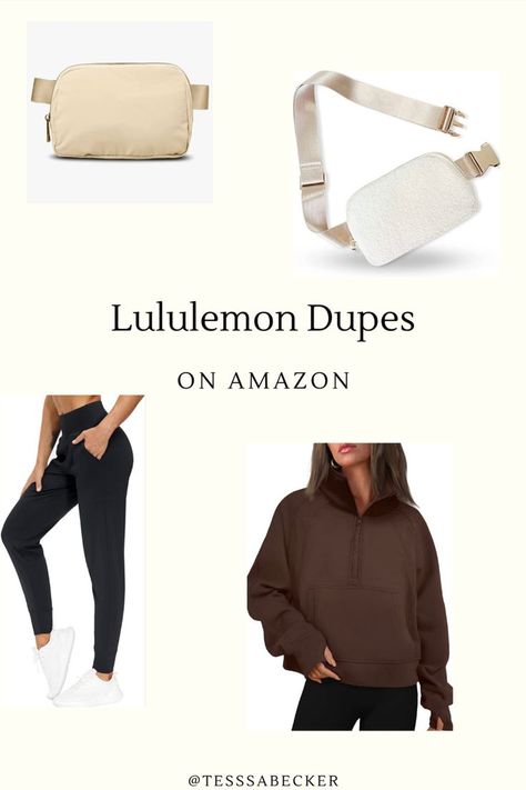 Lululemon Duplicates, Lulu Lemon, Lululemon Align, Clothing Styles, Look Alike, Favorite Products, Belt Bag, Old Navy, Lemon