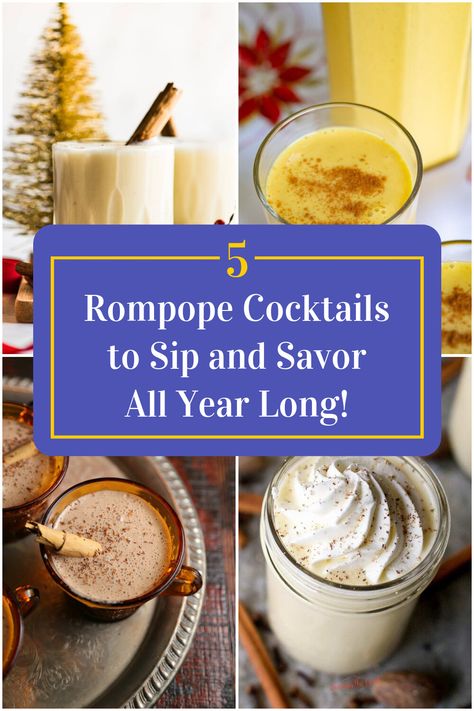 Collage of 4 rompope cocktails. Rompope Drinks Cocktails, Rompope Cocktails, Rompope Recipe, Unique Drinks, Hey Bartender, Unique Drink, Egg Nog, Festive Drinks, Perfect Cocktails