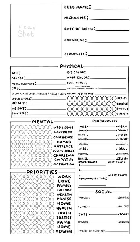 Get To Know My Character Template, Make A Character Template, Story Character Sheet, Emotions Template Drawing, Book Character Sheet Template, Get To Know Oc Template, Templates For Characters, Character Oc Sheet Template, Basic Oc Info