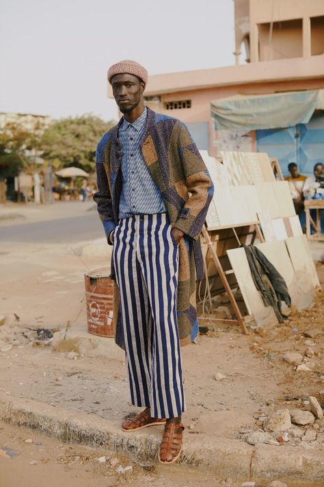 We Went to Dakar, Senegal and Cast This Season’s Most Epic Fashion Shoot | GQ African Street Style, Patron Vintage, Mode Editorials, Gq Style, Afro Punk, Africa Fashion, Looks Street Style, Fashion Shoot, Mens Street Style